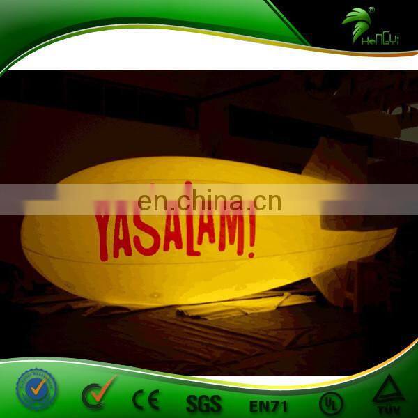 Advertising Helium Balloon, LED Inflatable Airship, Helium Blimp Balloon