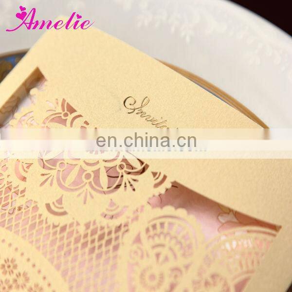 ACW2010 2014 Stock Market Paper Wedding Cards In Lahore