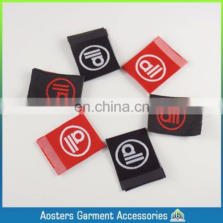 customized size center fold name tags for clothing