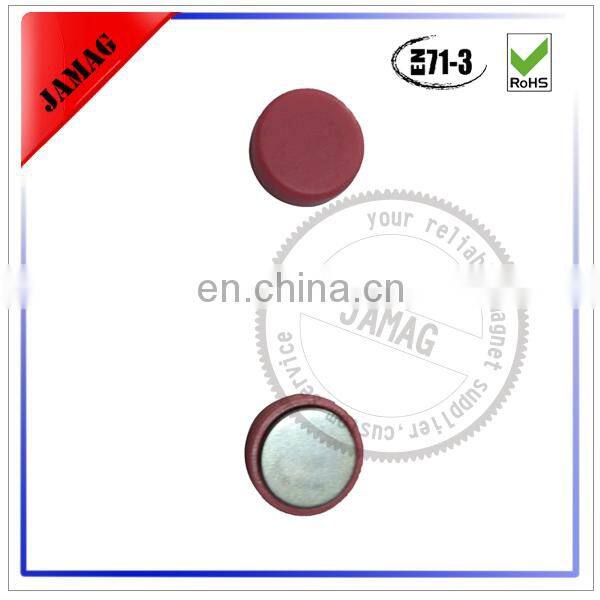 Jammymag plastic covered strong magnetic whiteboard magnet