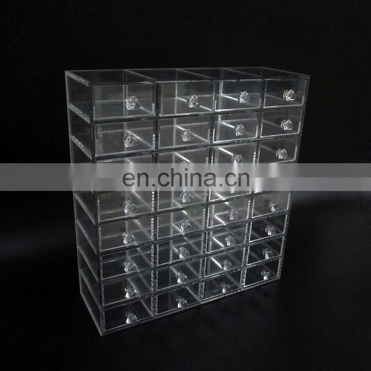 Custom plexiglass acrylic plastic high quality makeup organizer cosmetics receive ark