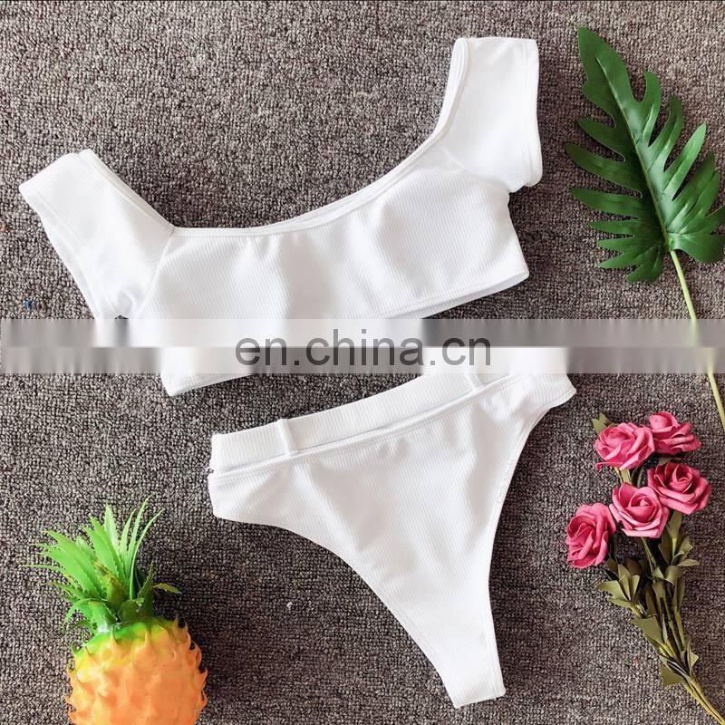 2019 Bikinis Women Swimwear Swimsuit Bathing Suit solid Bikinis Set Push Up Maillot De Bain Femme Monokini 19C233