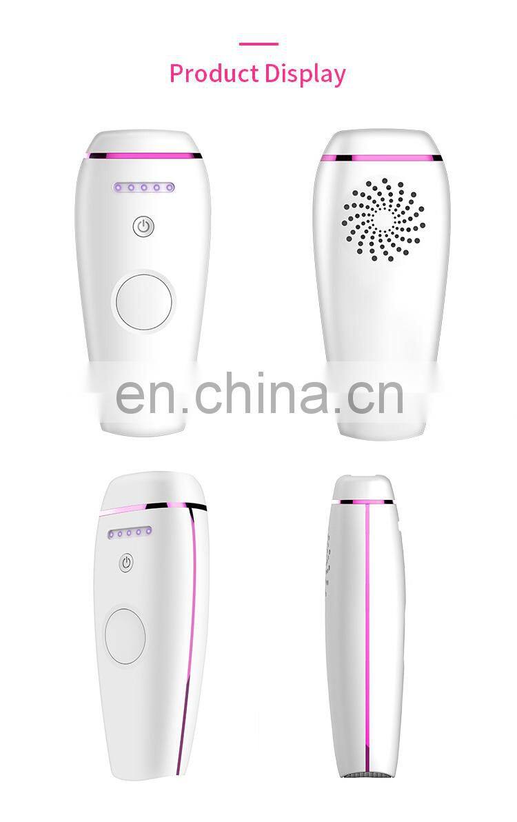 Home use permanent facial hair laser removal machine for women 350,000 flashes