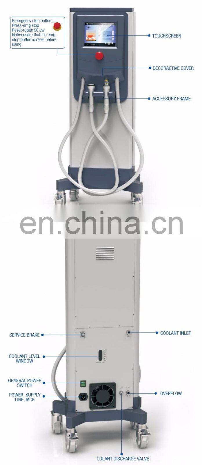 Newest fractional micro needle korea RF beauty machine