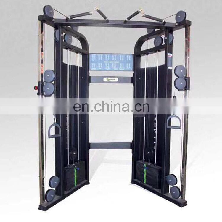 Shandong commercial precor gym equipment dual adjustable pulley/multi functional trainer