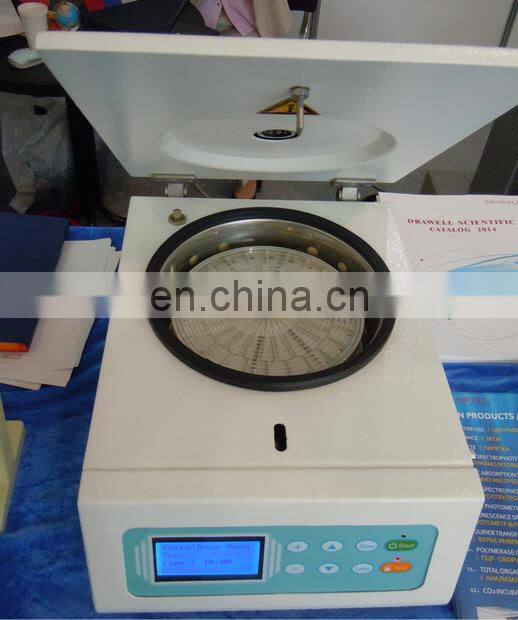 Liquid Crystal Display benchtop laboratory centrifuge 100ml rotor
