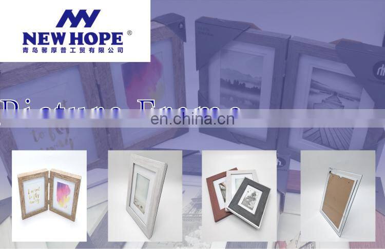 Wholesale Simple Art Glass Picture Frame For Wedding Transparent Glass Panel Photo Frame
