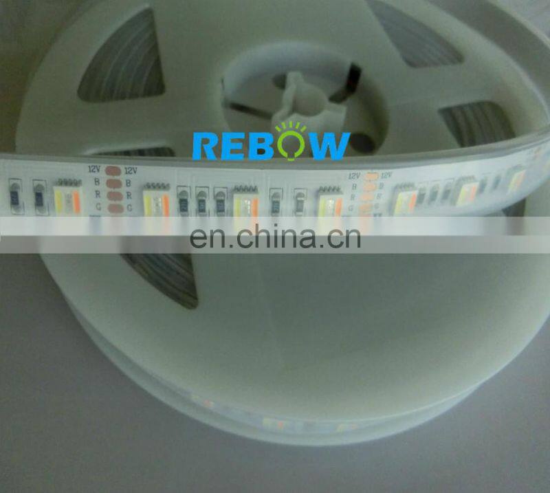 Factory Supply RGBW RGB+CCT RGB+WW+PW(5 in 1)LED Flexible Strip 5050 IP 68 Waterproof