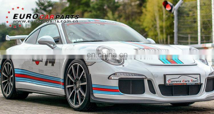 991 body kits fit for POR 911 991 to GT style body kits FRP material 2012-2015y 991 GT3 body kits