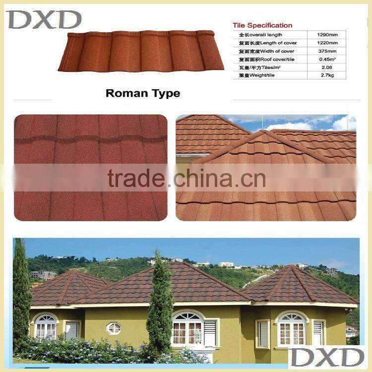 Hot sell CE certificated galvanized steel roof tile for Africa