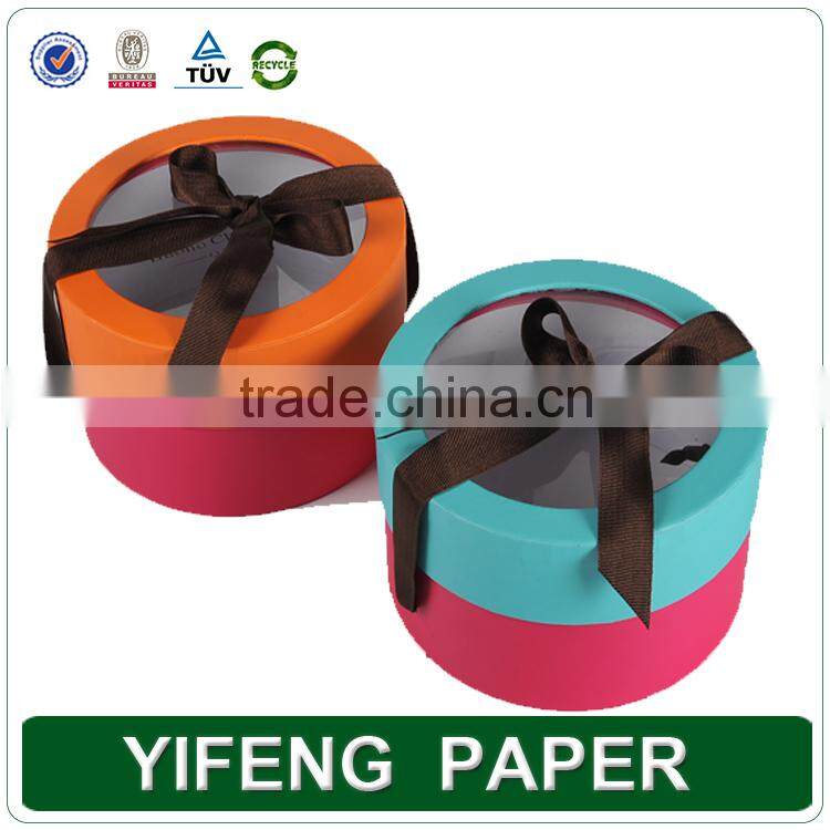 custom cardboard paper PVC window small product packaging box