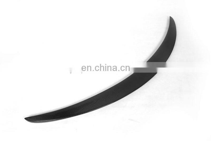 A Type Carbon Fiber Rear Trunk Spoiler Lip for Mercedes Ben z C Class W205 2015
