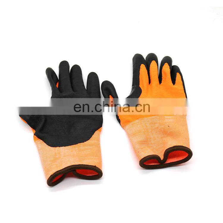 Customs Wholesale Industrial Construction Hand Protection Garden Work Safety Nitrile Foam Coated Gloves