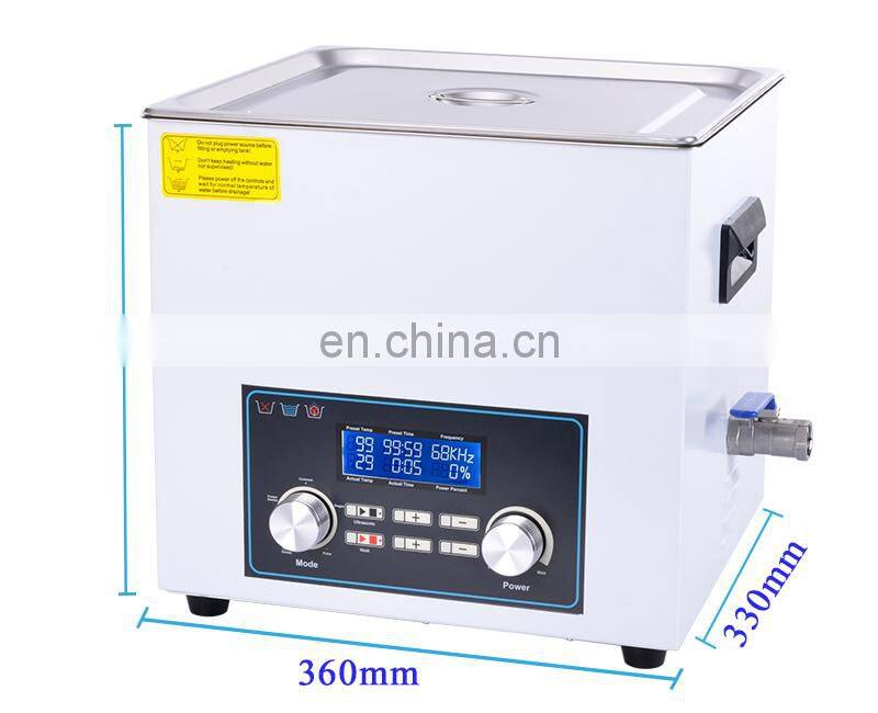 15L Digital Pro Multifunctional Benchtop Ultrasonic Record Cleaner with LCD Screen