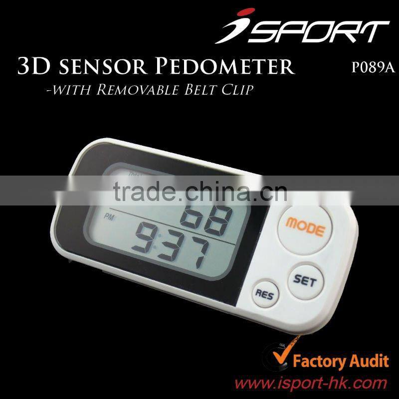 Digital Memory calorie step counter g sensor pedometer manual