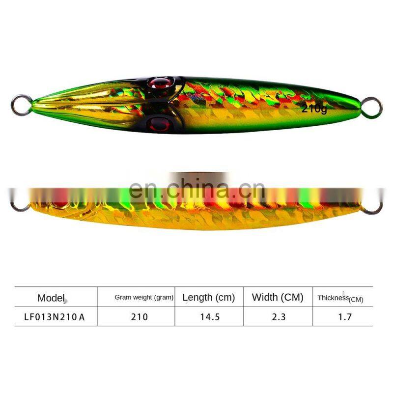 Clearance 210g Weight Vib Lures Fishing Lure Saltwater Jigging Lures Fishing Metal JigSaltwater Jigging