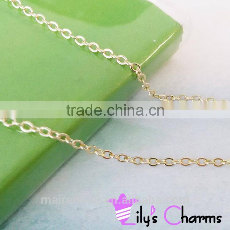 2015 New product Disc Personalized Script Initial Pendant Necklace