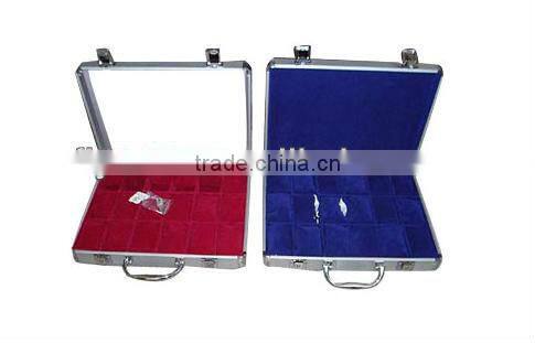 corrosion resisting hard shell 40mm wrist watch case with code lock and handle