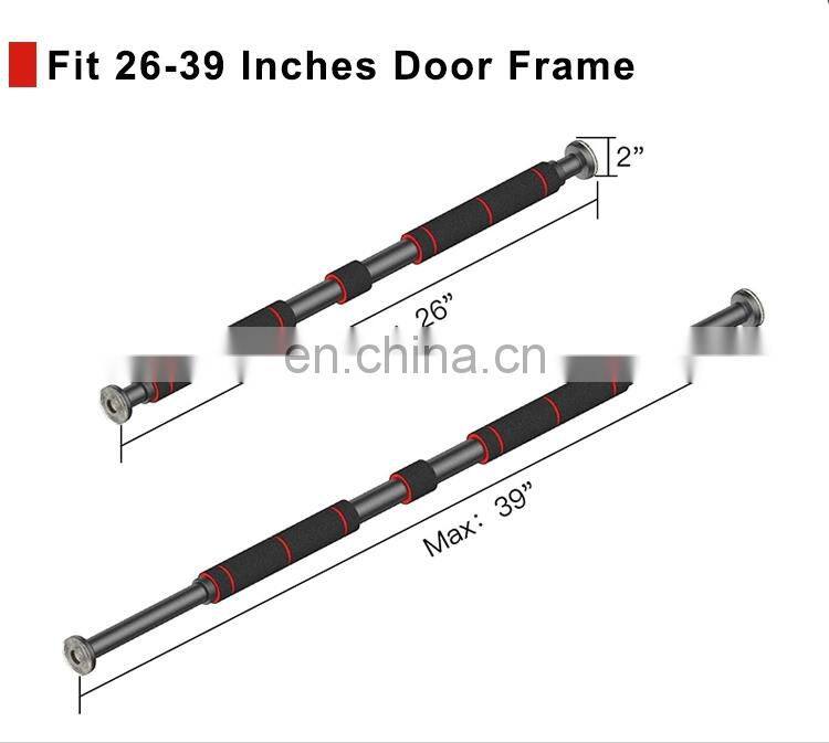 Body Building Squat Rack Home Wall Mount Fitness Adjustable Exercise Pull Up BarHandles hammer gym