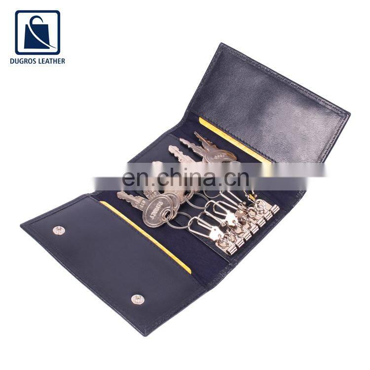 Factory Direct Sale New Arrival Matching Stitching Snap Closure Type Genuine Leather Women Wallet at Reasonable Price