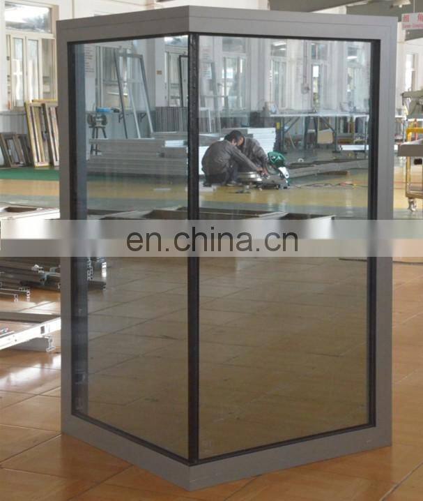 YY Home corner butt joint glass window aluminum profile sliding windows single glazed aluminum windows