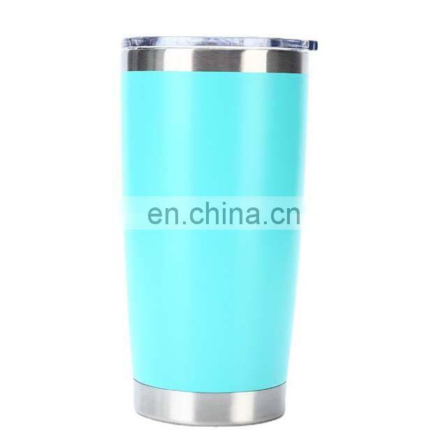 Stainless Steel Vacuum Insulated Double Wall Travel Tumbler 20oz Tumbler Cups Wholesale With Lid