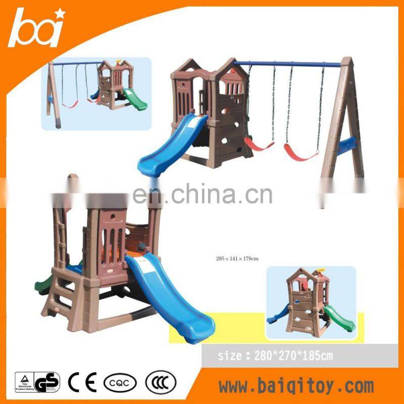 Playground plastic playhouses Commercial Kids Outdoor Playground Equipment For Sale
