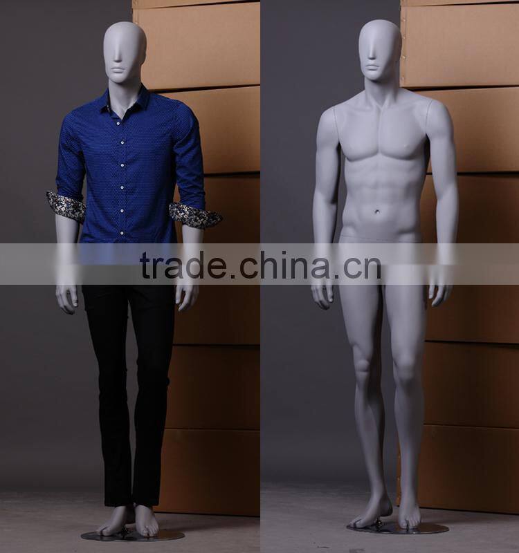 stand male fiberglass mannequin