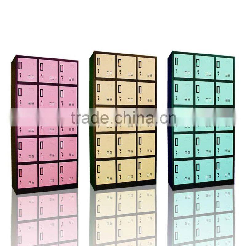 Mixture Colour Steel Locker Train Station Intelligent Parcel Dilivery Locker Public Storage Locker For Fitness Center