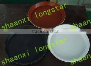 Decorative pattern designed of flower plastic tray