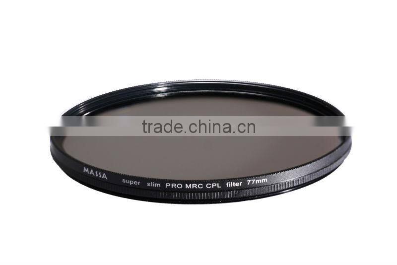 Massa77mm super slim multi coated water proof MRC CPL camera filter