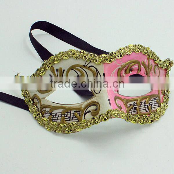 Supply fantastic adult men masquerade Mask cheap black party mask for sale different colors available