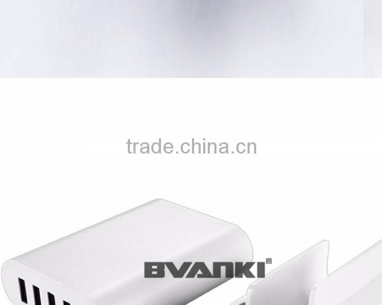 2016 new premium Mobile Phone Wall Charger 20W 4A 5-port light speed desktop usb charger for camera/cell phone/tablet