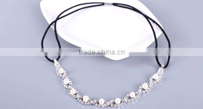 Lasted Designs Fancy Clean crown Crystal Headbands For Wedding Bridal Hair Accessories