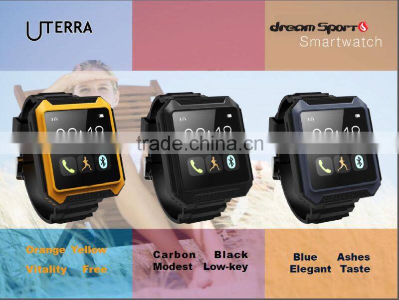 Dustproof Shock Resistant 1.54 ' Screen IP 68 Waterpfoof Smart Phone Watch