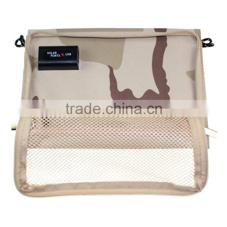 2016 New Waterproof 10W Solar Charger Fabric Solar Charger Solar Panel Charger