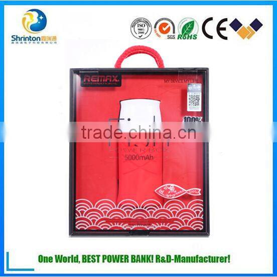 Rechargeable power bank with great design