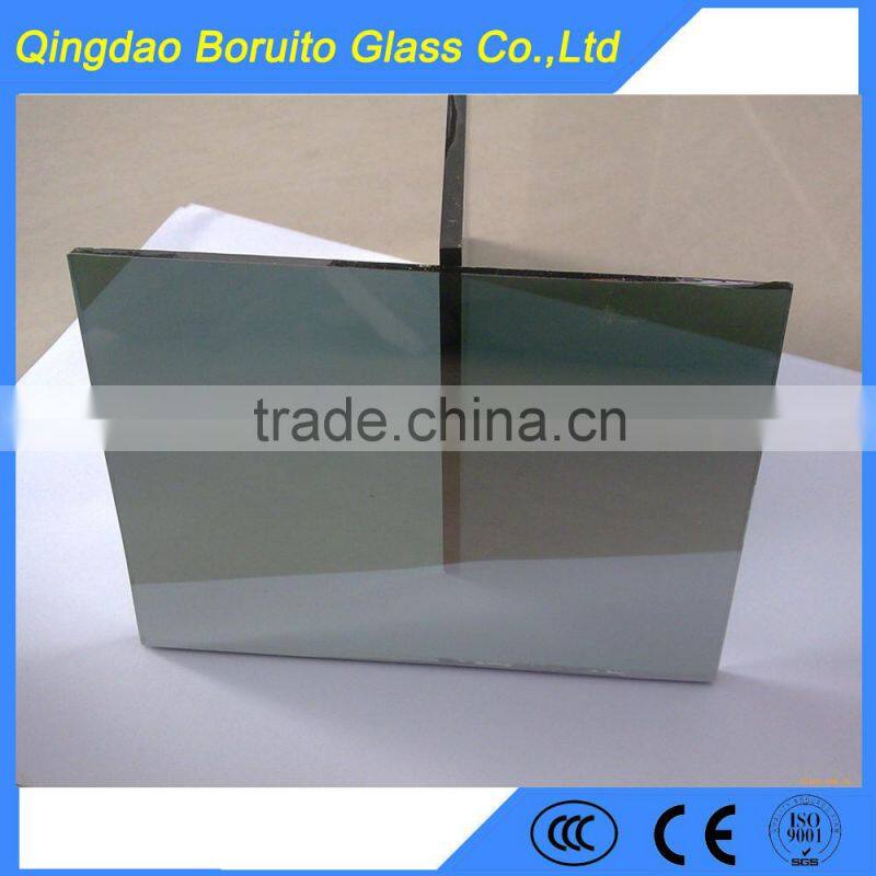 8mm 10mm blue reflective glass for buildings