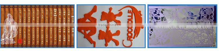 Shandong missile cheap price fabric cnc laser cutting machine
