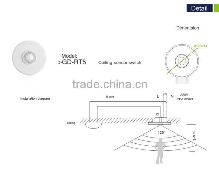 Ceiling sensor switch recessed led motion outdoor motion sensors switch