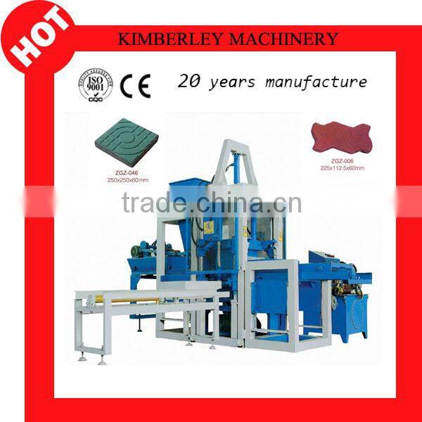 Semi-automatic concrete QT3-20 brick making machine for sale