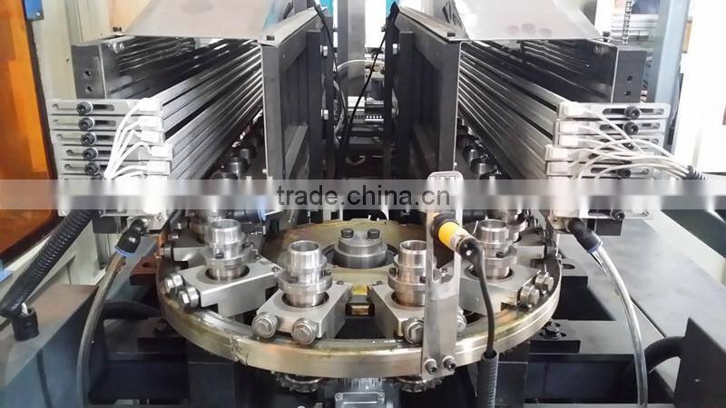 2-cavity hand-feeding PET Jar blow molding machine