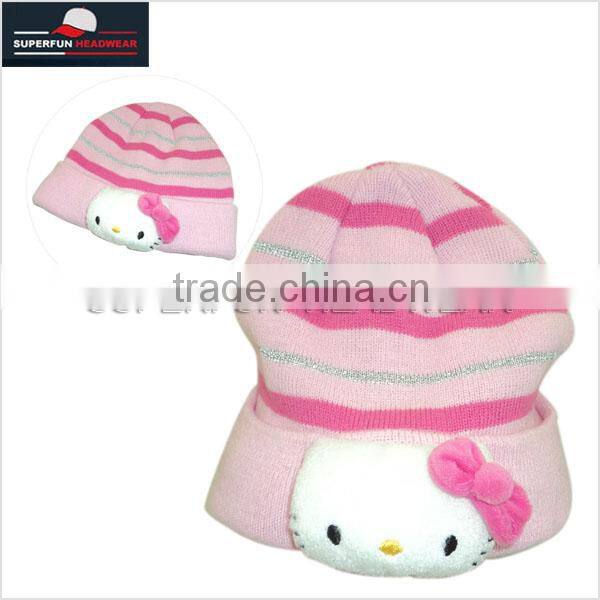 wholesale promotional cartoon knitted cap