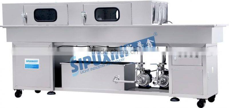 Sipuxin Small semi automatic glass bottle washing machine