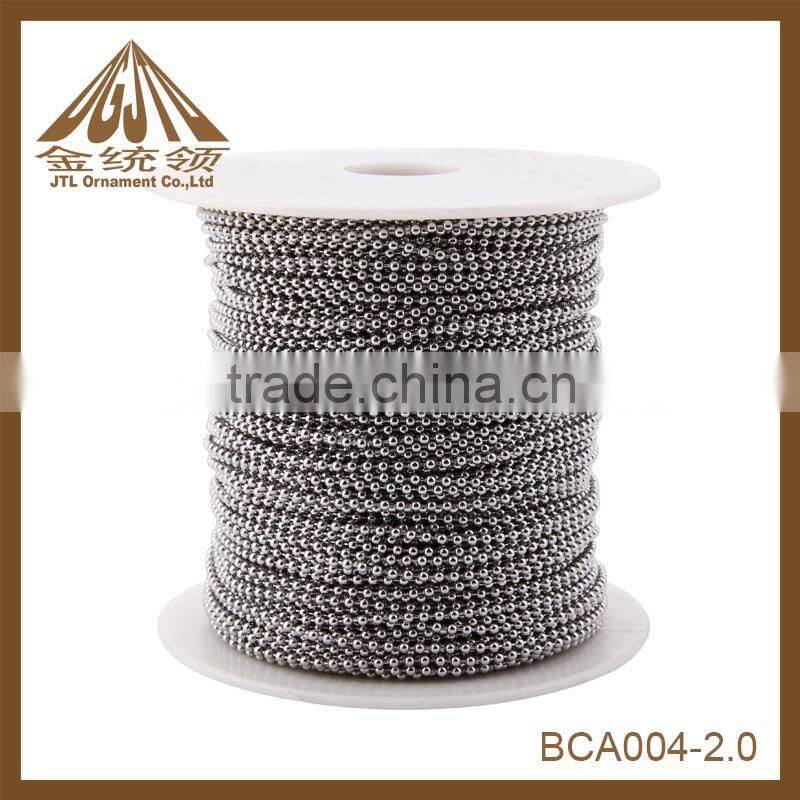 wholesale Metal stainless steel ball chain spools