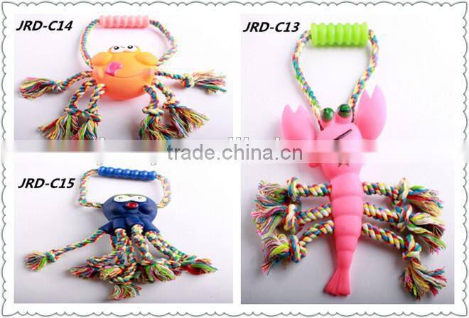 new design honey bee animal shape rubber pet toy for dog