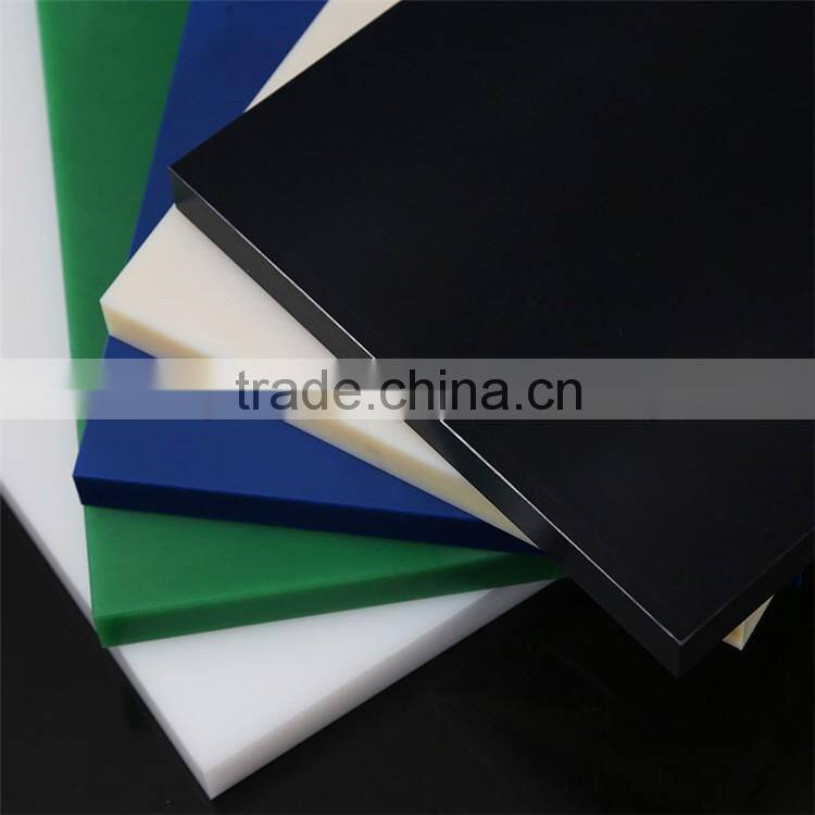 Customing high precision cnc machining flexible colored plastic PE-UHMW Tivar1000 sheet