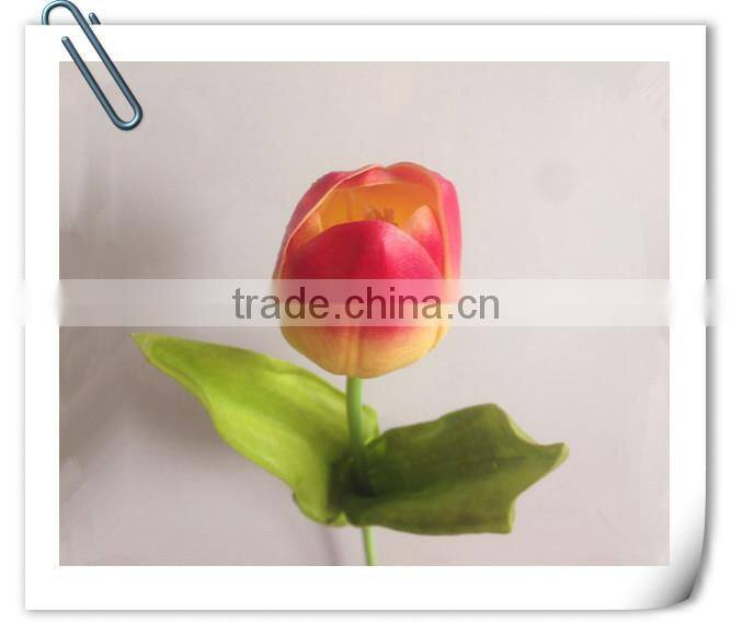 Decoration artificial flower wholesale PU tulip artificial bouquet