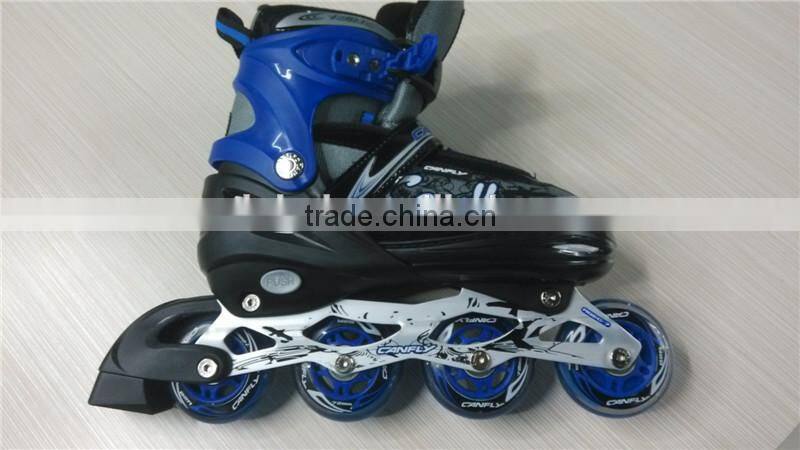 China Wholesale Four Wheel Aggressive inline speed retractable roller skate shoes