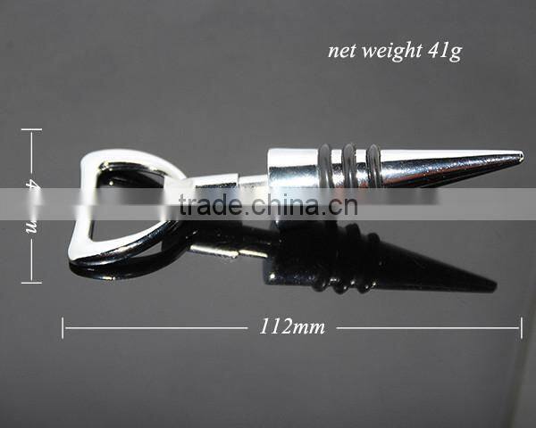 Multipurpose Beer Bottle Opener Zinc Alloy Silver Metal Craft Wine Stopper